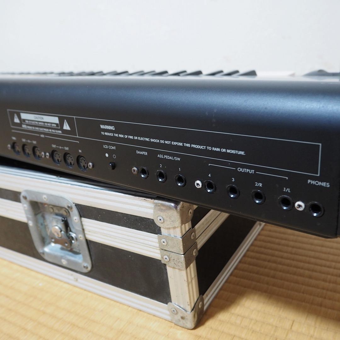 完動_美品 電池交換済 76FS鍵盤 コルグ T2_頑丈純正フライトケース付
