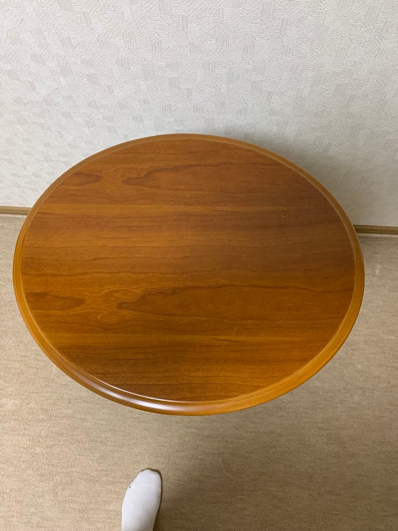 ウッドカラー 電話台 2段収納 引き出し付き