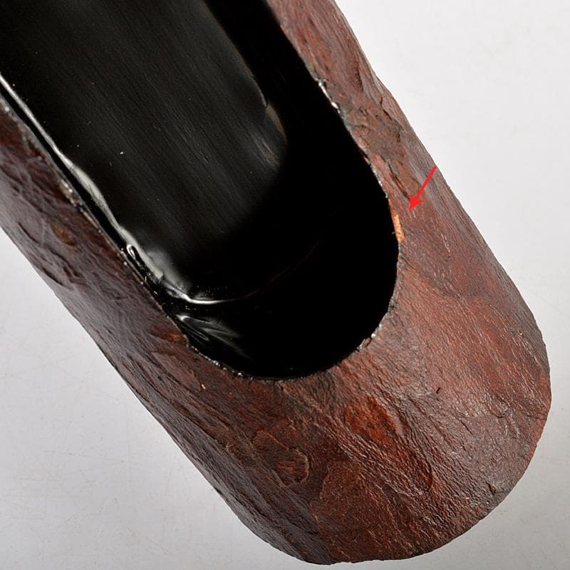 茶道具　畑幸春作　蜑小舟　香合　銘「友綱」　紫野　小林太玄極め箱　V　R7264