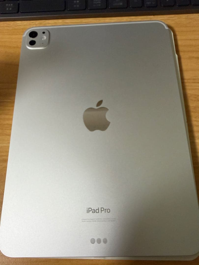 【美品】Apple iPad Pro M4シルバー256GB wifi