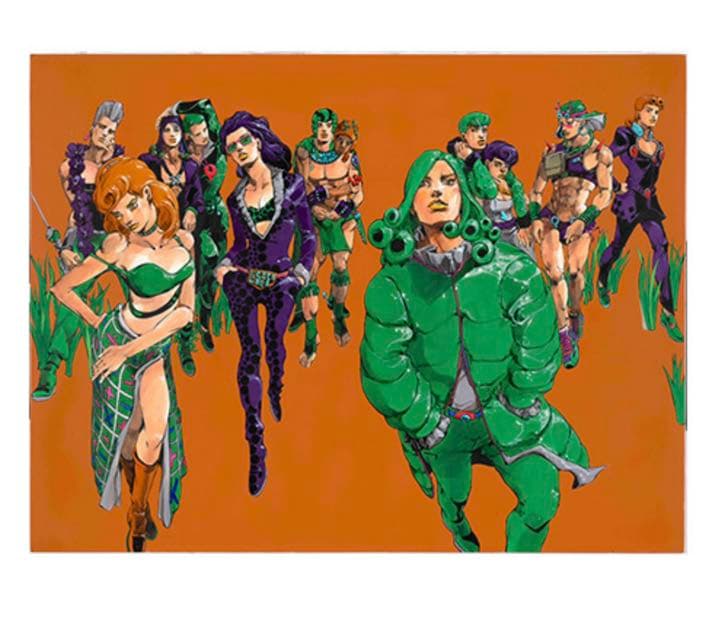 ジョジョ 複製原画  JOJO 冒険の波紋 金沢 長崎 キービジュアル 二枚組