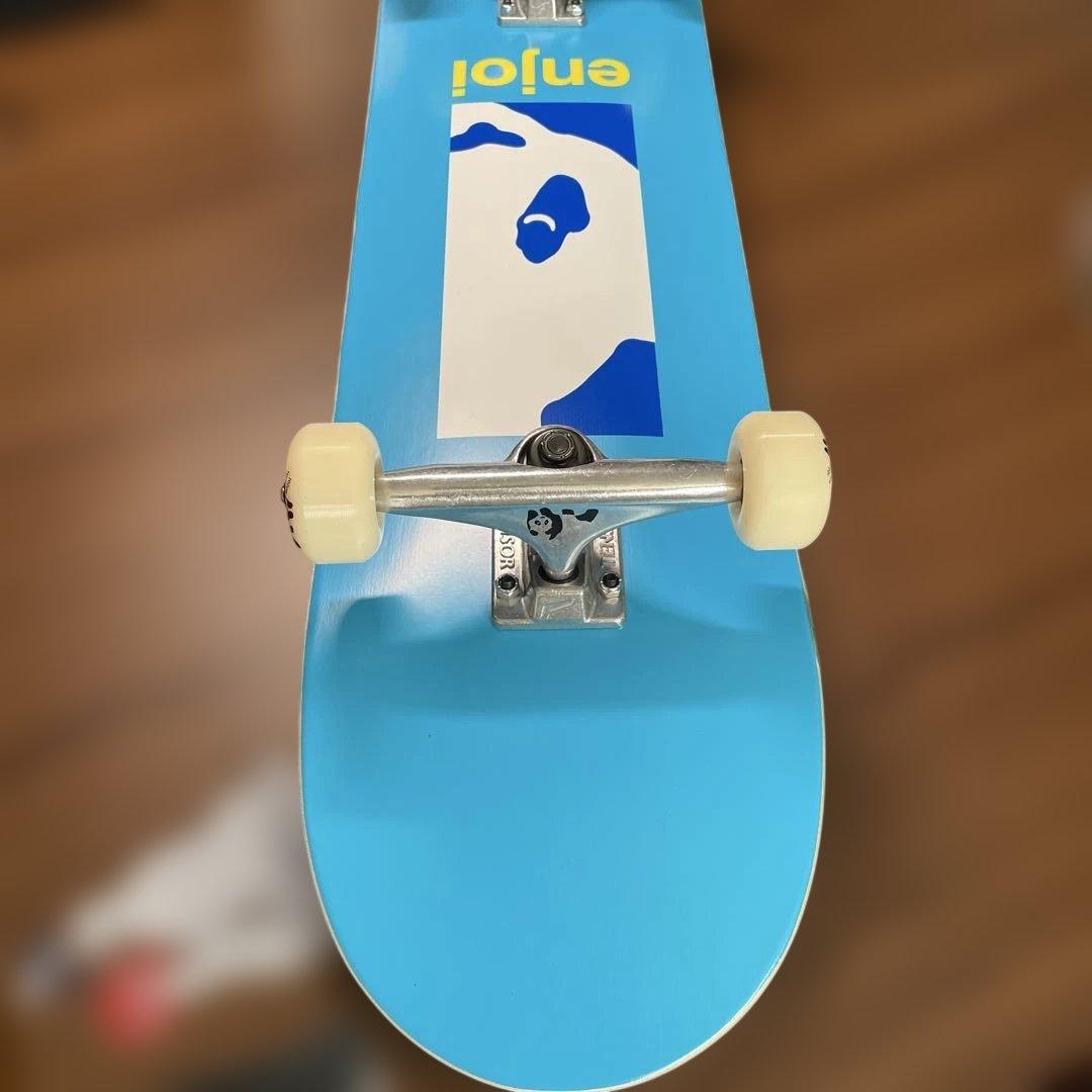 新品enjoy スケートボード コンプリート 青