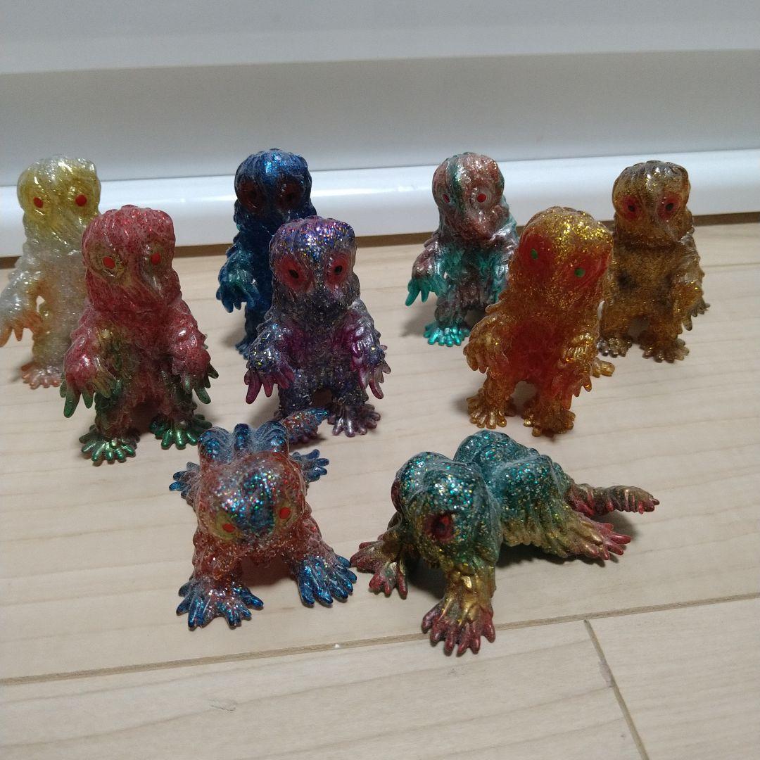 マルガチャ　ヘドラ　クリア　ラメ　セット