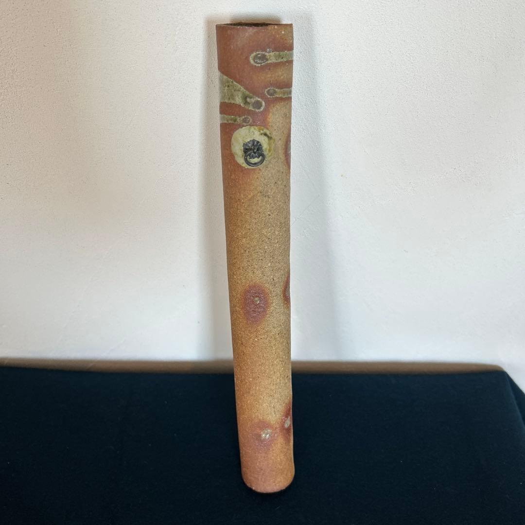 大嶺實清作　かけ花入れ