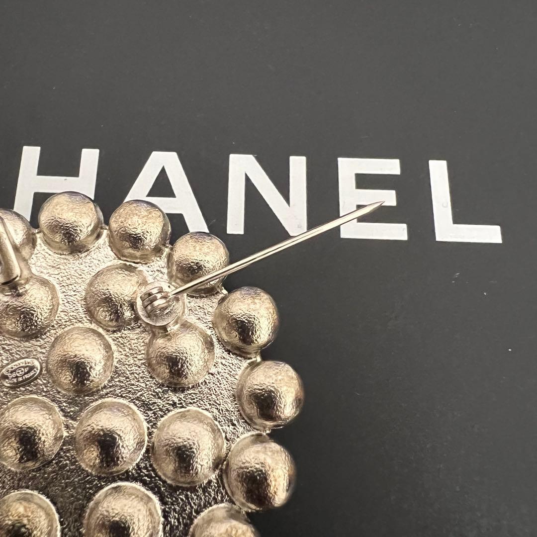 美品✨CHANEL シャネル ブローチ パール ココマーク シルバー 98P