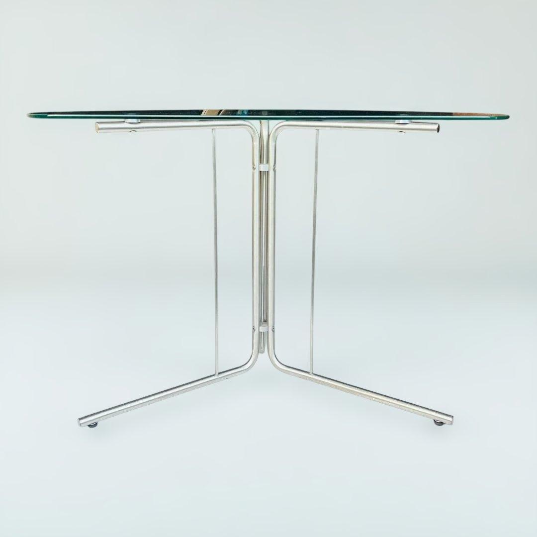 モダン三角形ガラスサイドテーブル