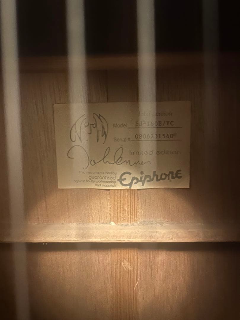 ギター Epiphone John Lennon EJ-160E EJ160E