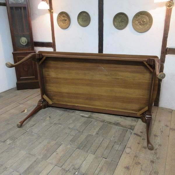 イギリス アンティーク 家具 ダイニングテーブル 猫脚 作業台 英国 6121e