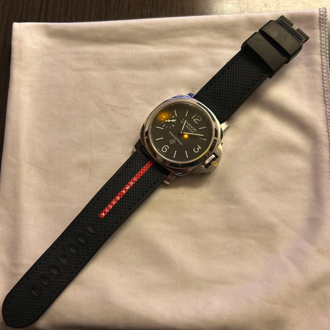 パネライ ルミノール ルナロッサ ラバーベルト