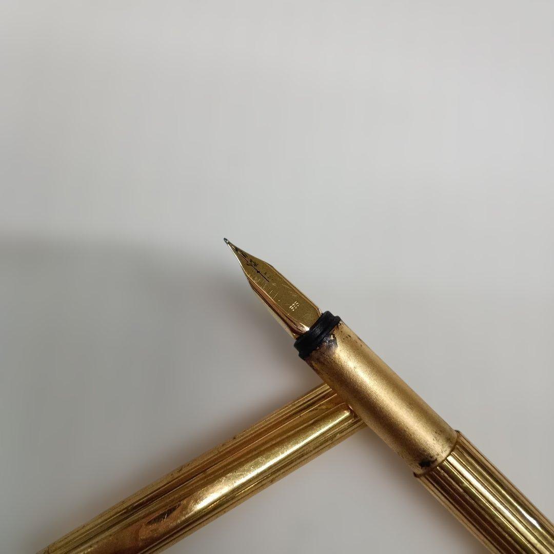 3976）MONT BLANC モンブラン　ゴールド色 万年筆　585？