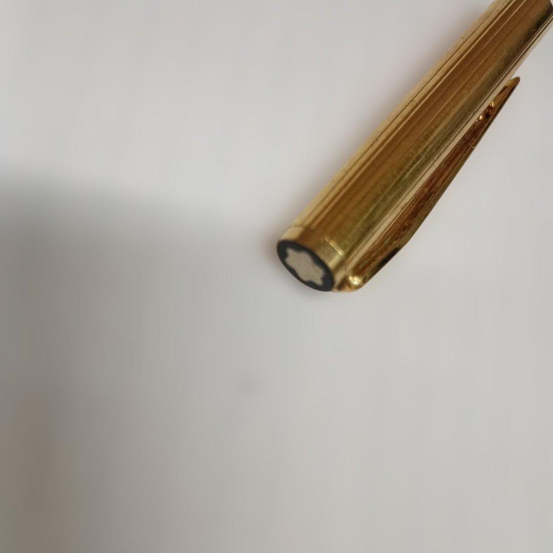 3976）MONT BLANC モンブラン　ゴールド色 万年筆　585？