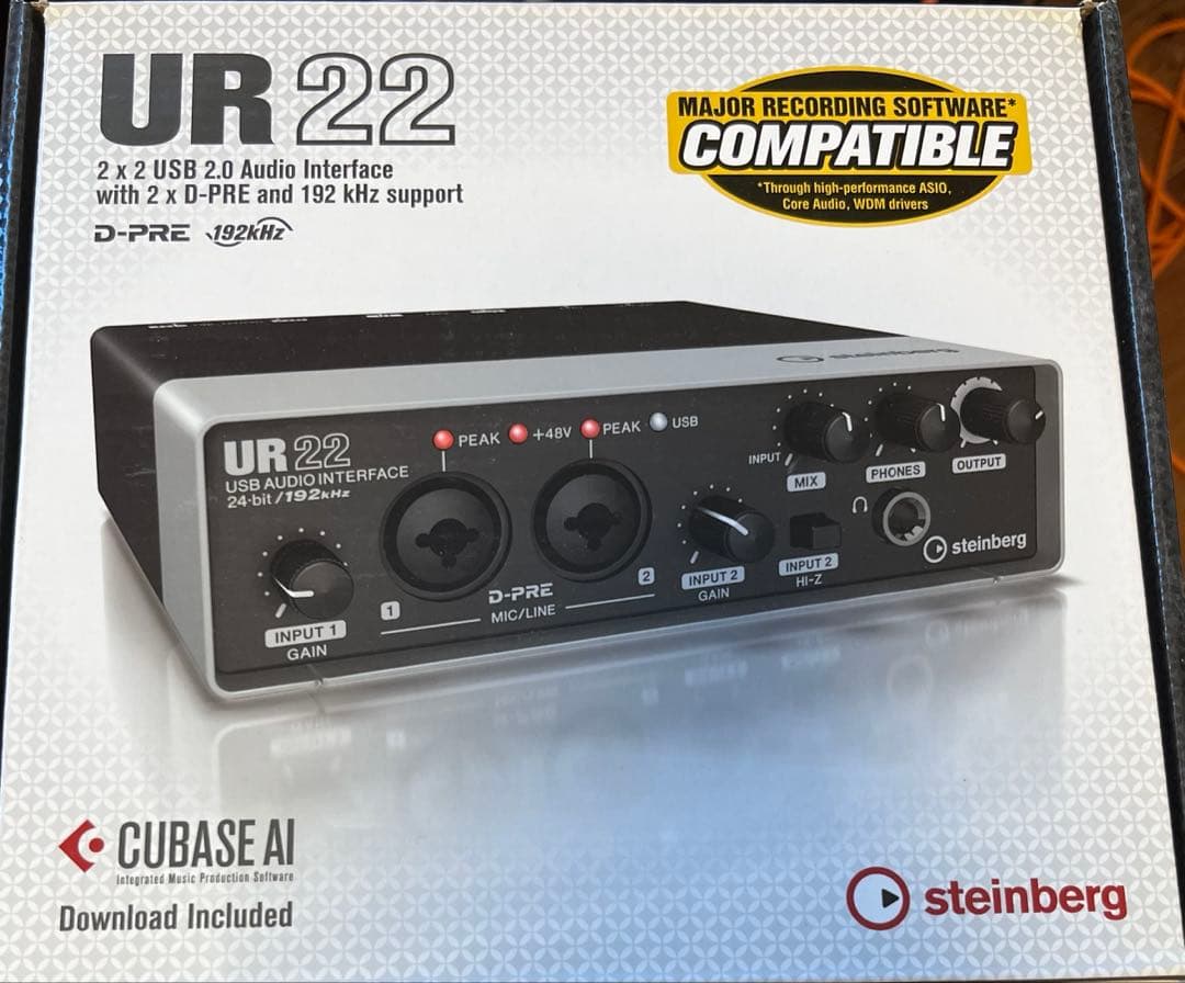 Steinberg UR22 USBオーディオインターフェイス 箱あり