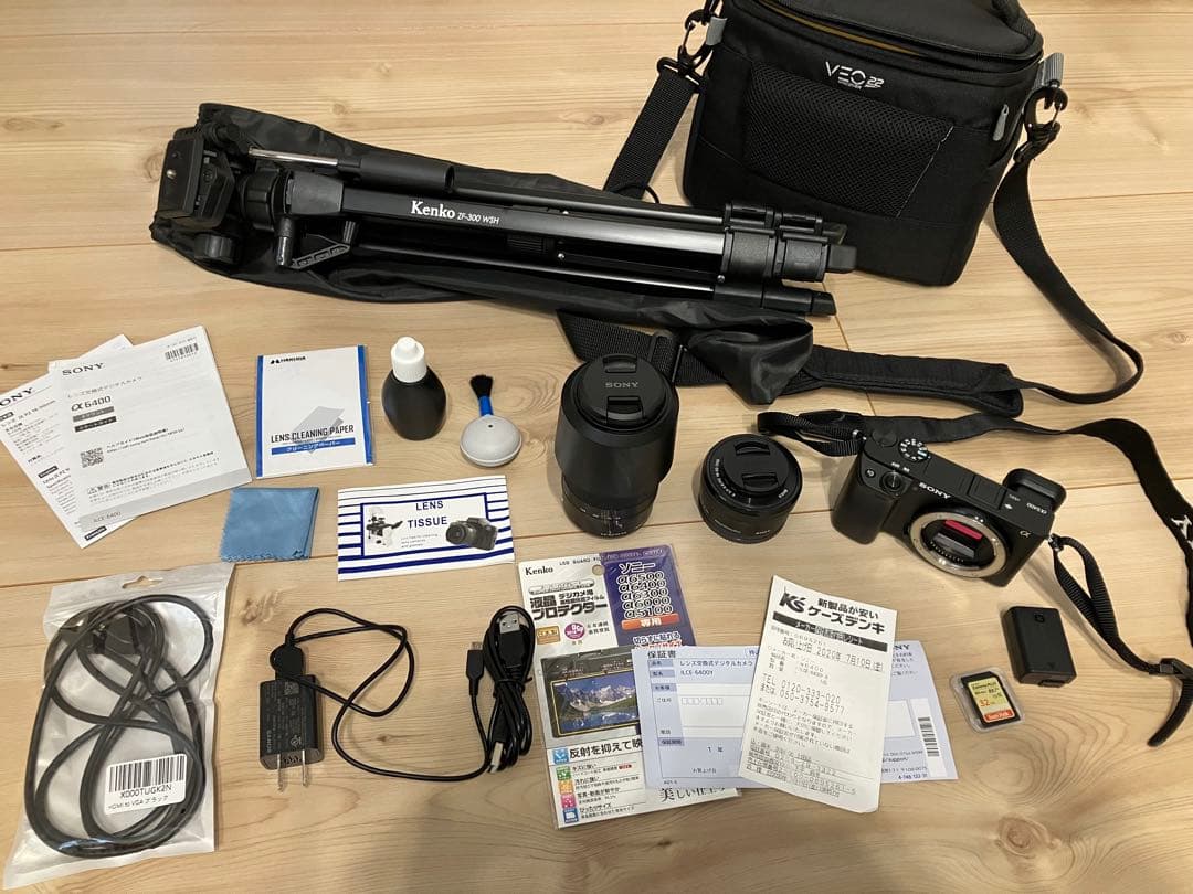 SONY ソニー　アルファ6400 α6400 望遠レンズ　付属品含む