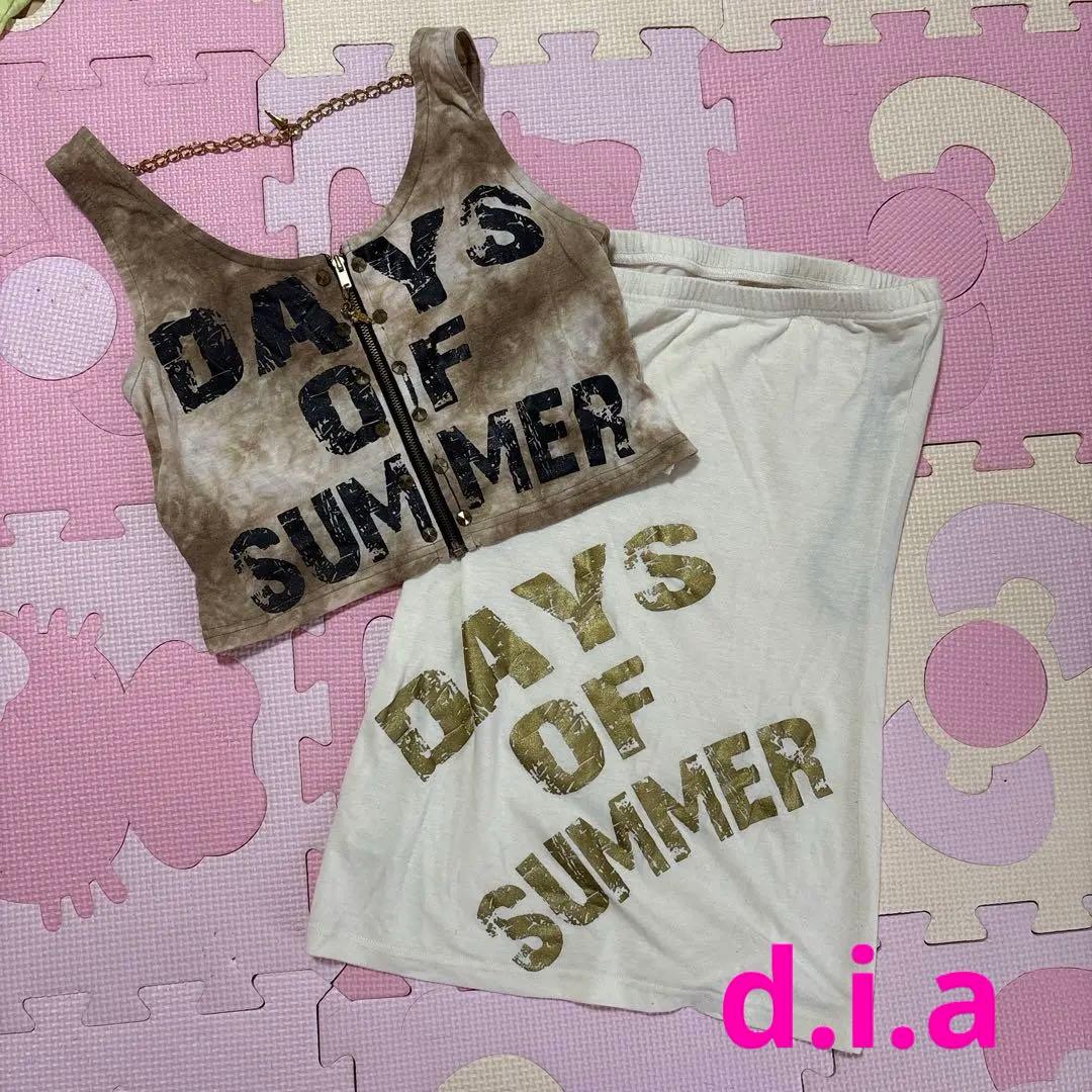 d.i.a タンクトップ ベアトップ 2点セット