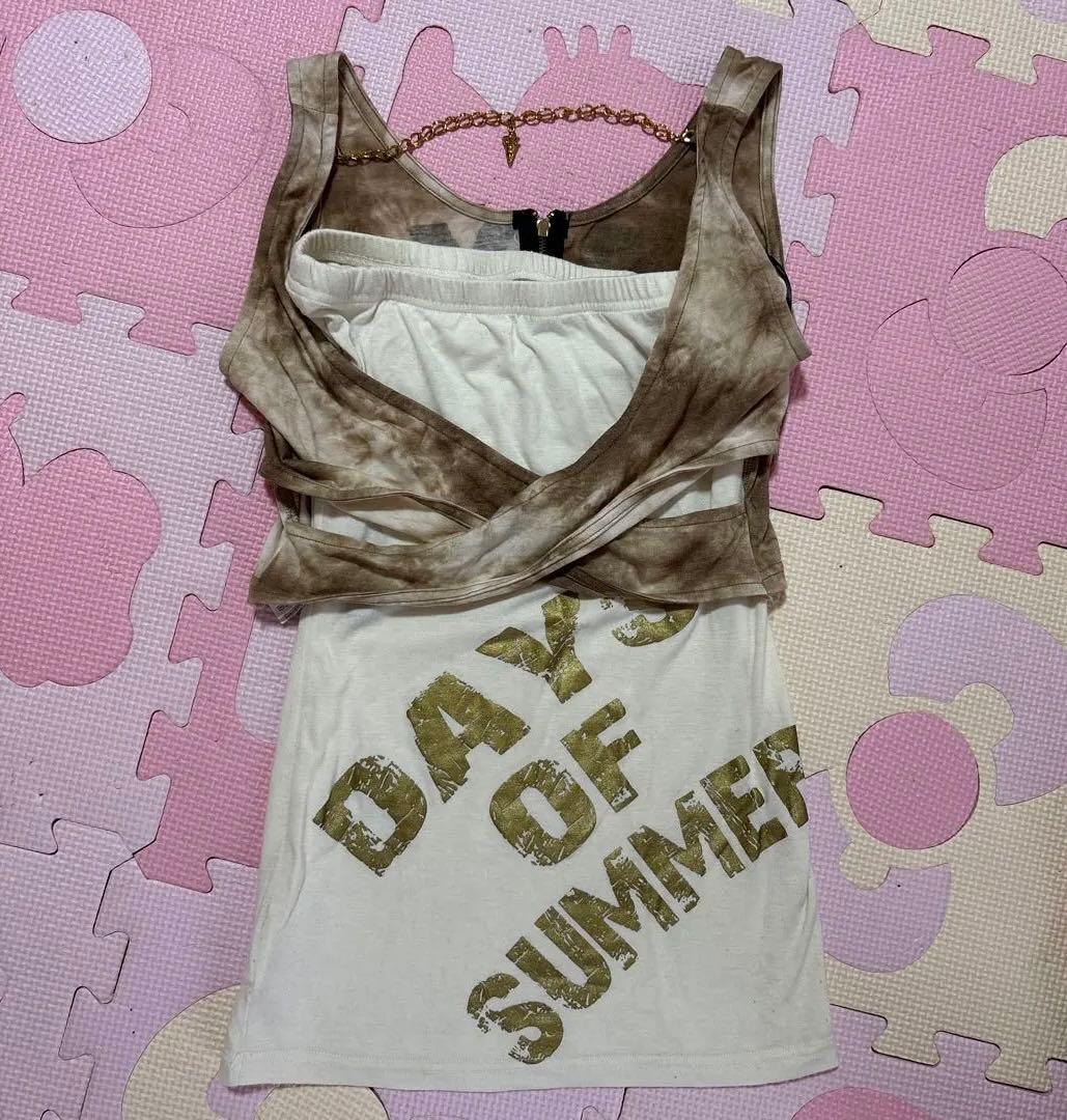 d.i.a タンクトップ ベアトップ 2点セット