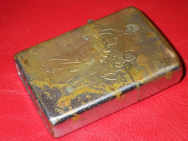 50’S★紳士淑女★オイルライター★ビンテージ★騙し絵★トリックアート★ジョーク