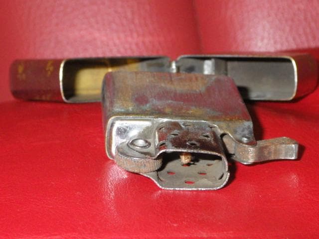 50’S★紳士淑女★オイルライター★ビンテージ★騙し絵★トリックアート★ジョーク