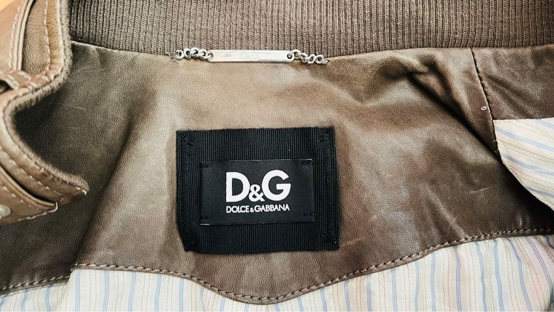 ラ*ー様 DOLCE＆GABBANA ドルチェ＆ガッバーナ　ライダーズジャケット