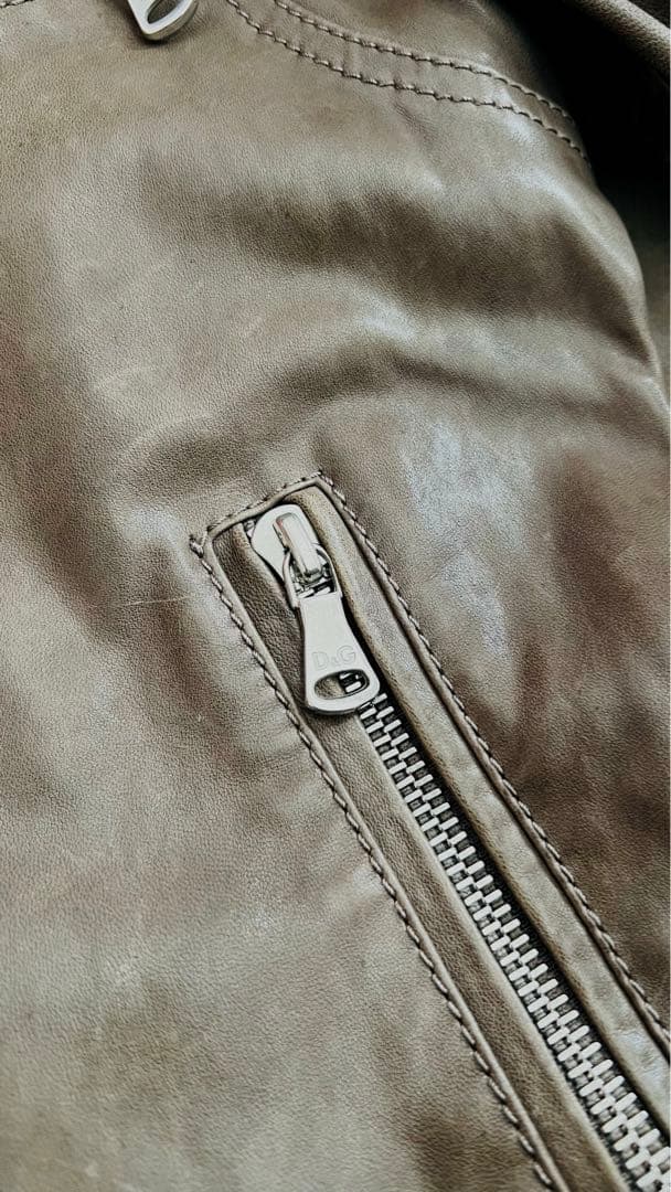 ラ*ー様 DOLCE＆GABBANA ドルチェ＆ガッバーナ　ライダーズジャケット