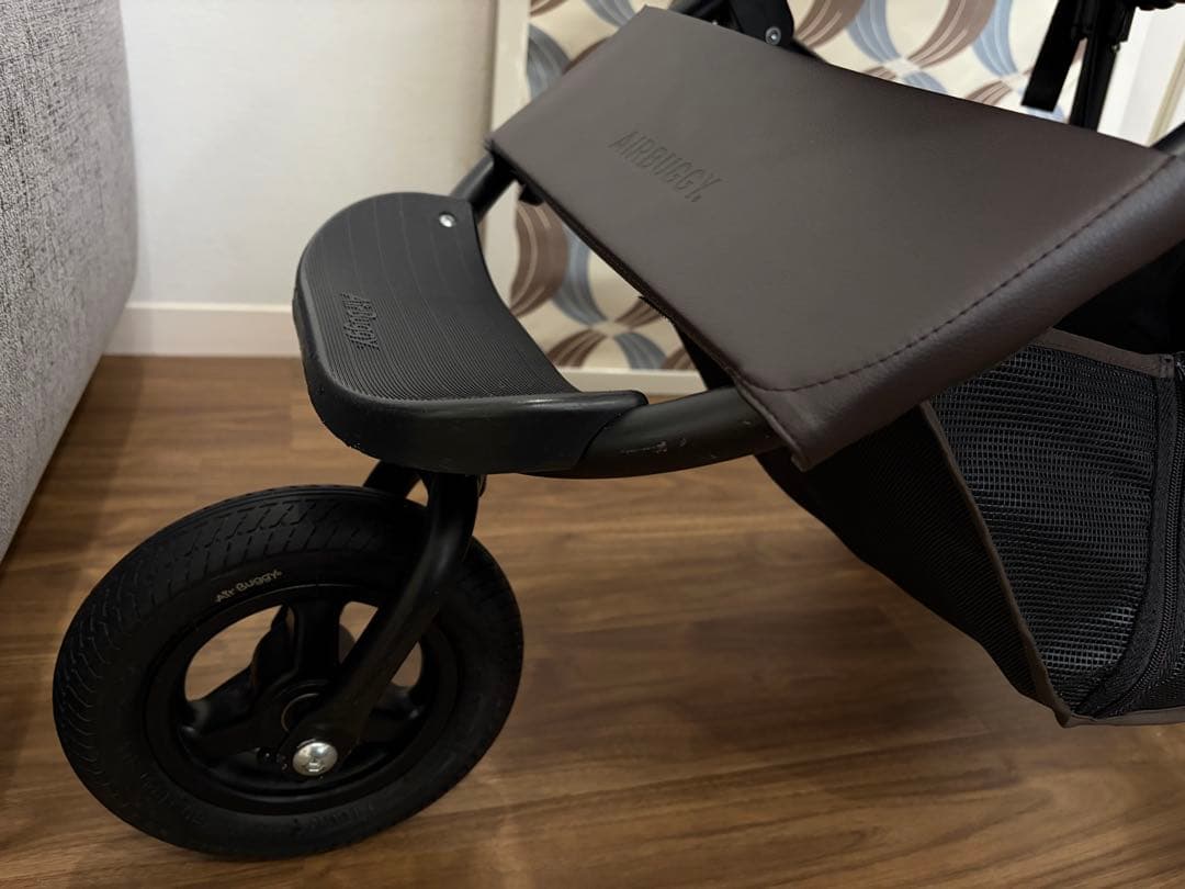 コットは試乗のみ　エアバギーDOME3 レギュラー　ペットカート　アースグレー