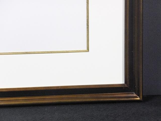 モールディング 　大全紙　水彩/版画用額縁『布張りタトウ箱　黄袋付』0109L