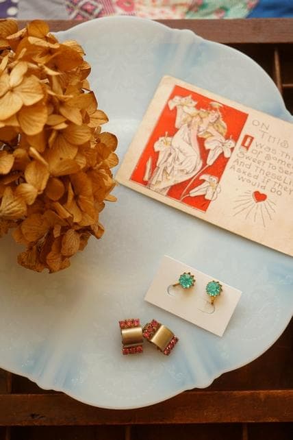 希少 大皿 マクベスエバンス ヴィンテージ アメリカンスウィートハート 30s