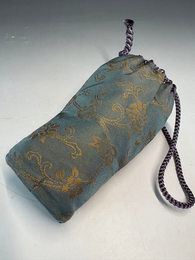 【中古品】山口錠鉄造　黄瀬戸肩衝茶入（共箱）USED〈税込•送料込〉