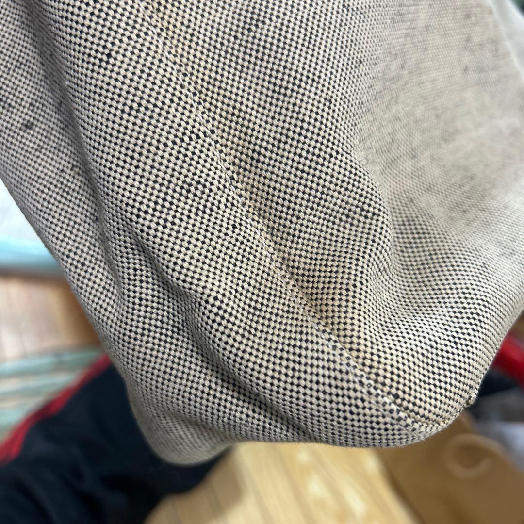 monchi  PRADA キャンバストートバッグ ベージュ/ブラック