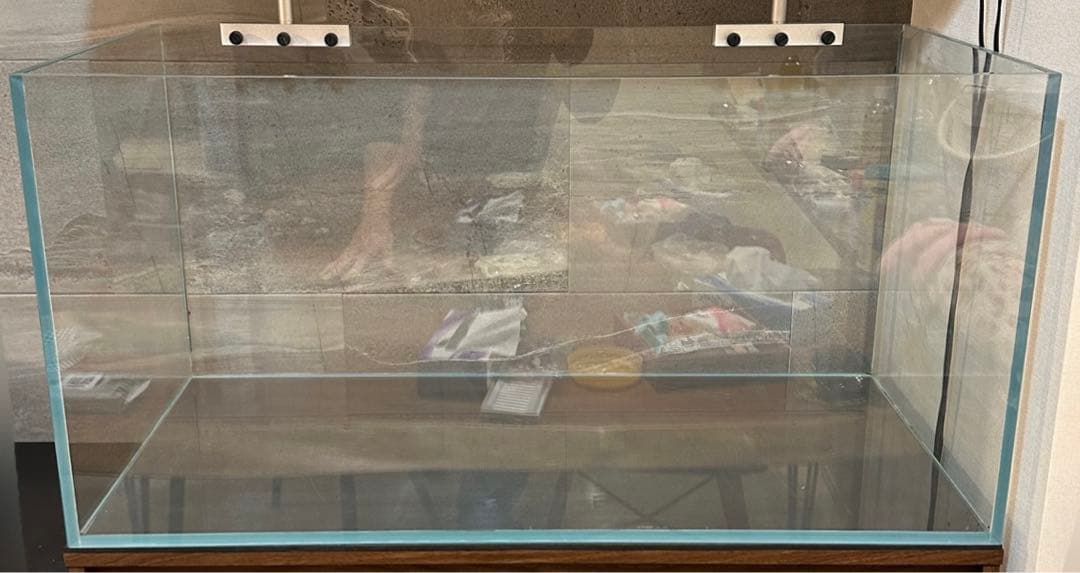 【ゆっきーさん用】90cm水槽(単体)クロスカット スーパークリア アクロ90X