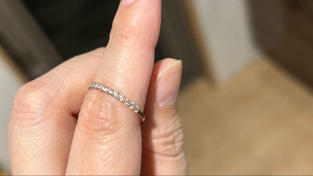 ダイヤモンド　0.2ct k18PG リング