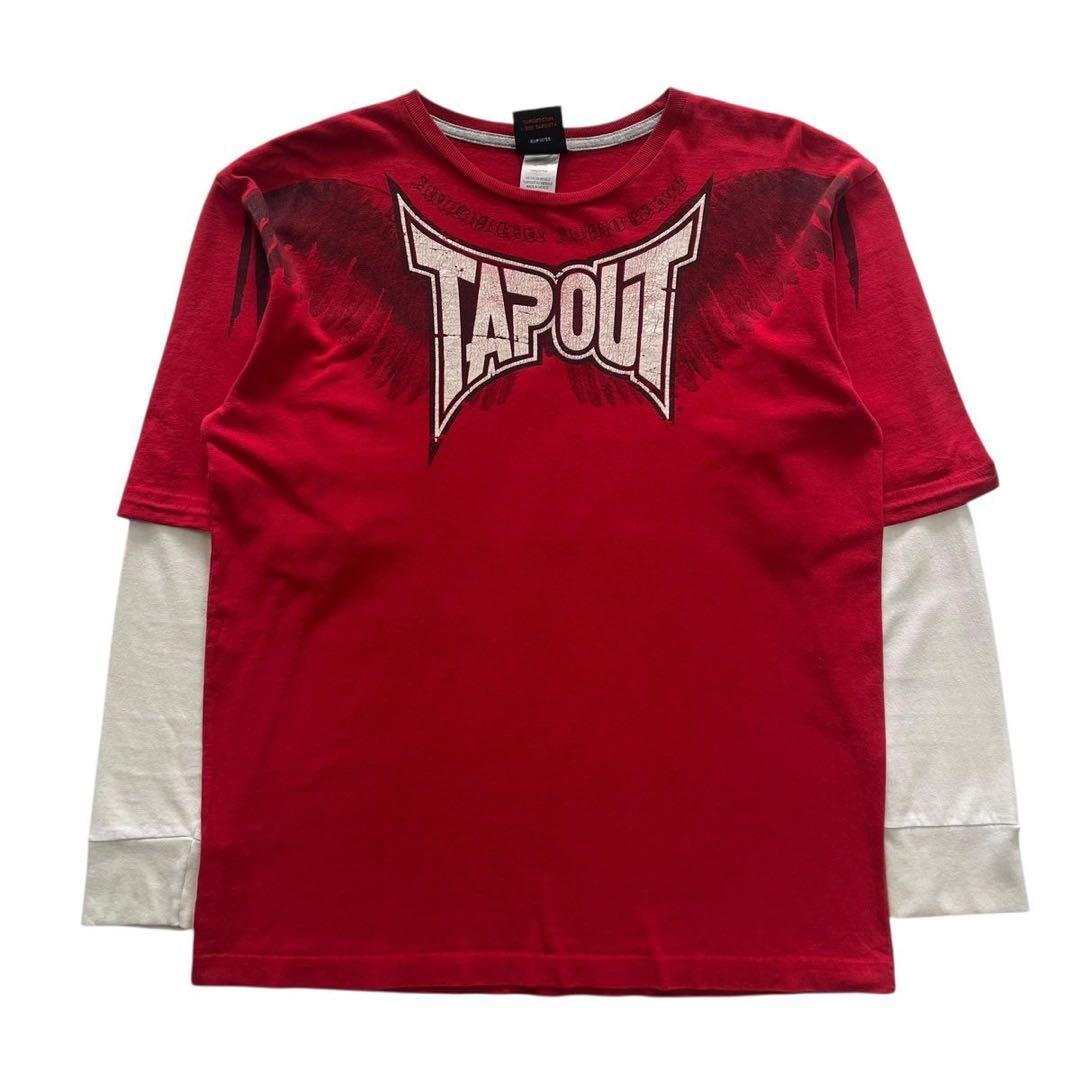 tapout tシャツ ロングtシャツ 00s sk8 y2k 希少