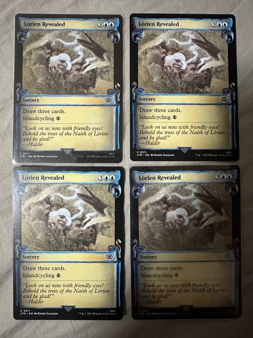 Lorien Revealed/ロリアンの発見 4枚セット MTG