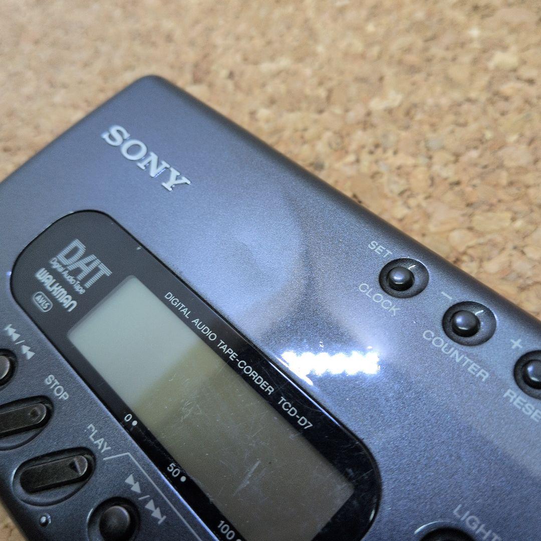 【ジャンク】SONY　DATレコーダー　TCD-D7