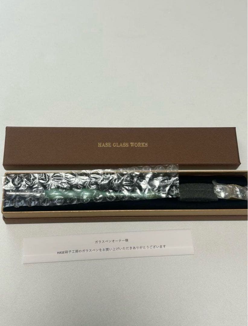 ★新品未使用★HASE硝子工房 ガラスペン 灯りNIIGATA SP2025限定