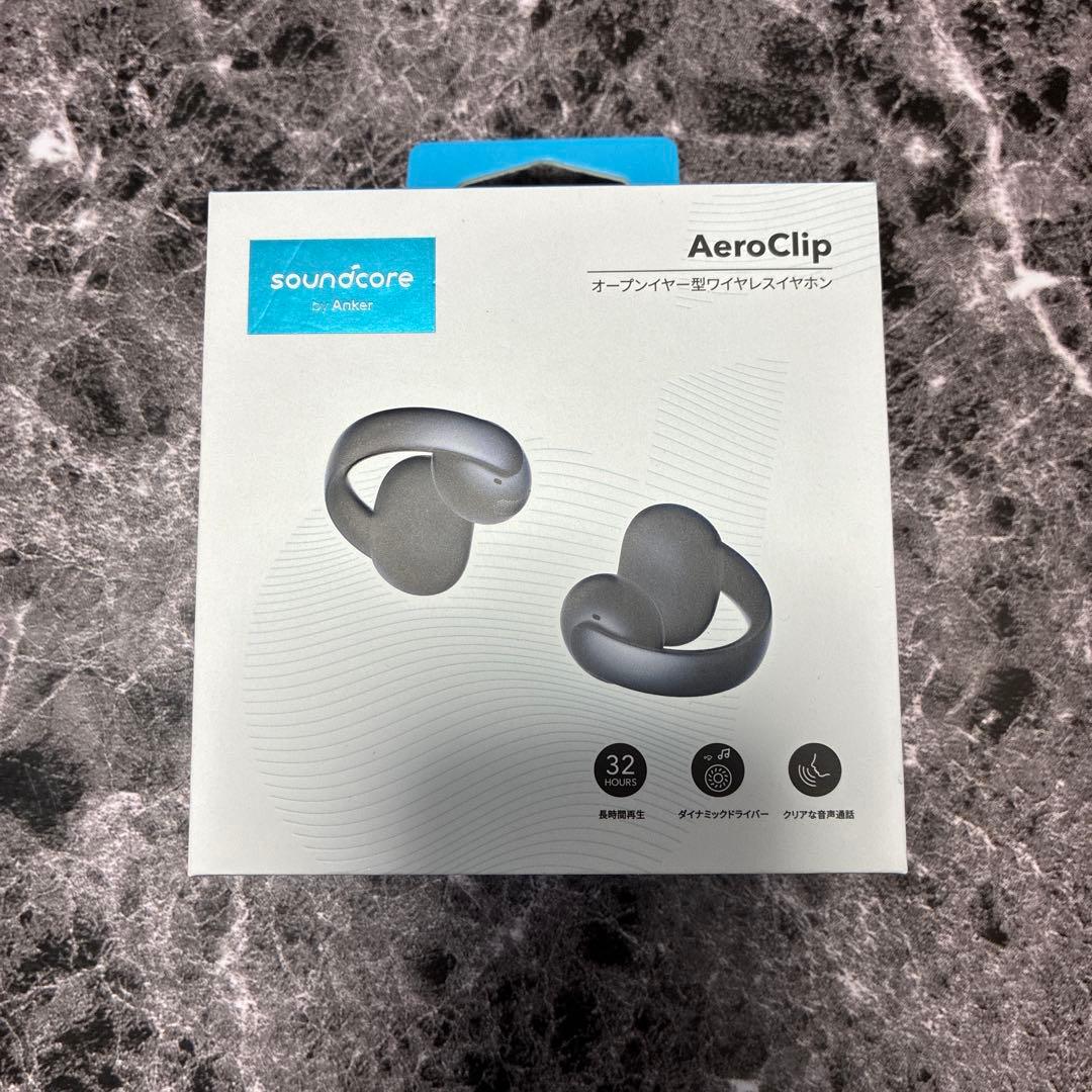 新品未使用soundcore AeroClip ワイヤレスイヤホン