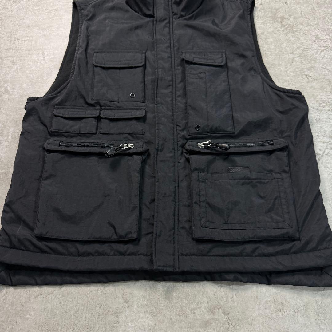 タカ様OLD GAP ギャップ【M】ナイロンベスト フィシング ブラック