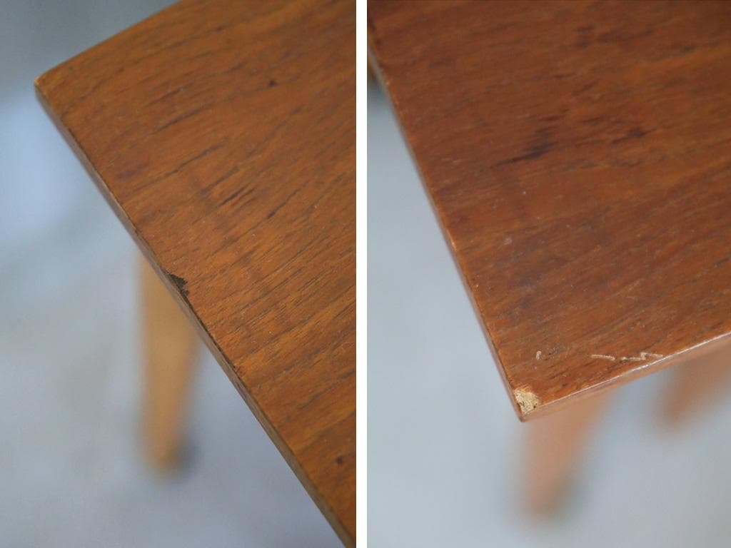 英国アンティーク木製ネストテーブル4台set/収納式机/飾り棚(84-237)