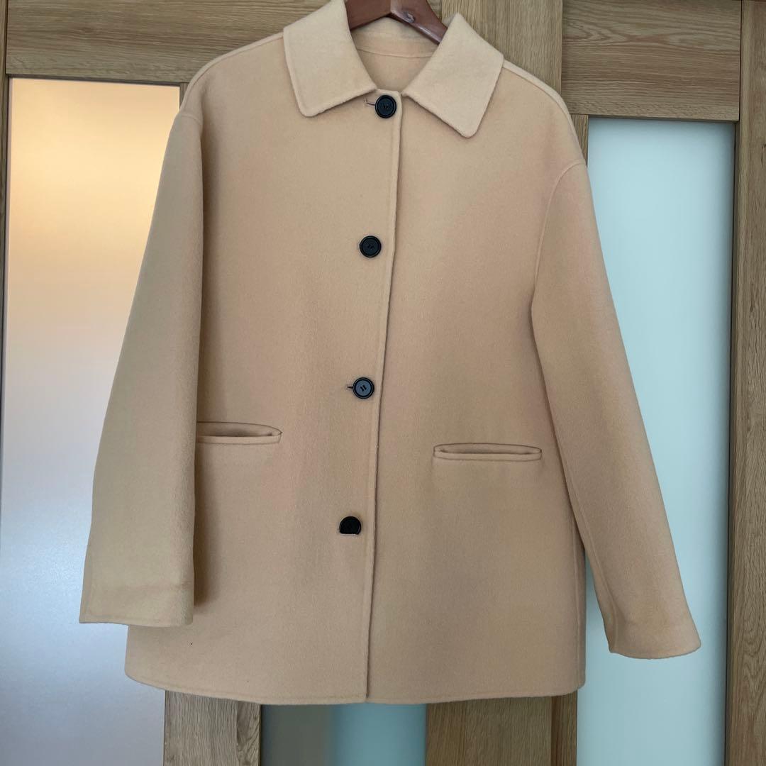 ベースメントオンライン MAAYAデザイン リバーミドルコート ベージュ