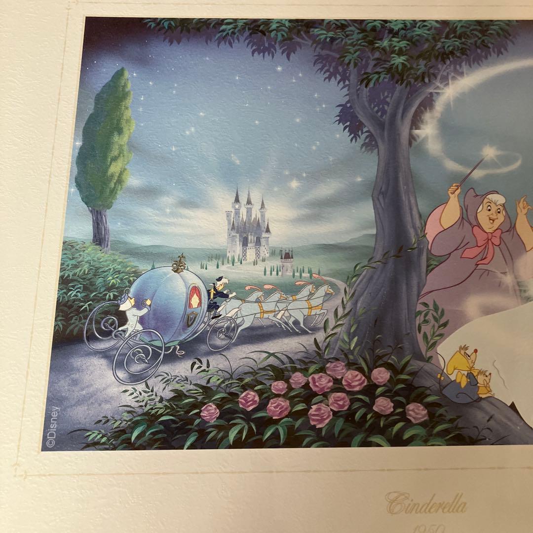 シンデレラ アート 水色額縁