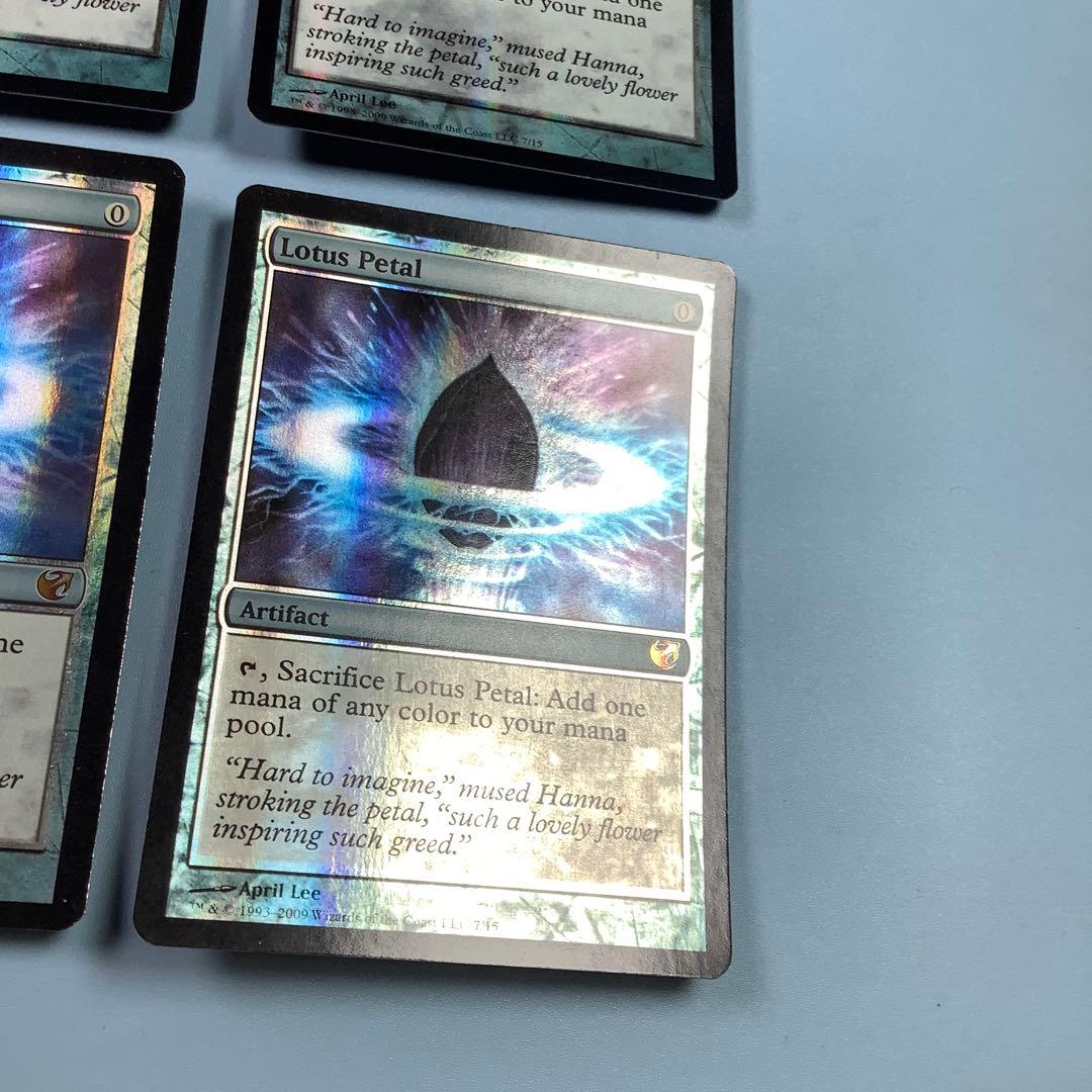 水蓮の花びら/Lotus Petal 英語foil4枚セット