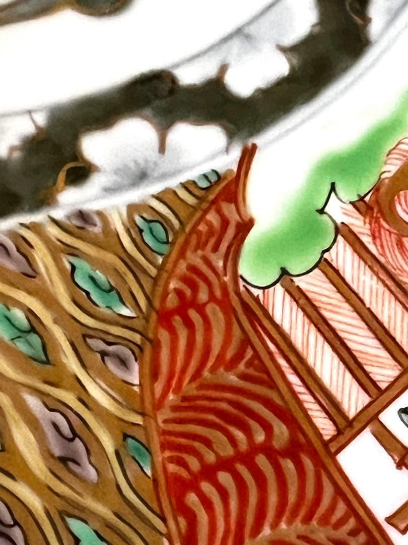 蔵出し　大皿　アンティーク　古伊万里