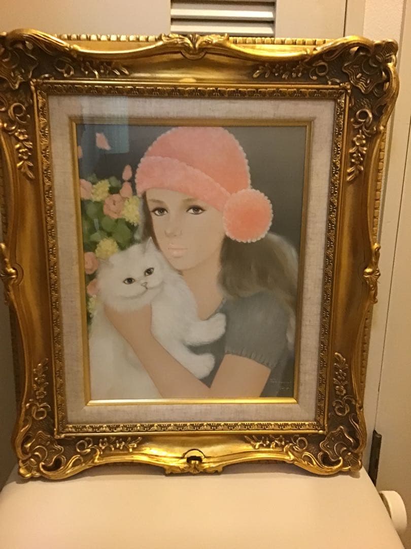 東郷たまみ　絵画　F8号