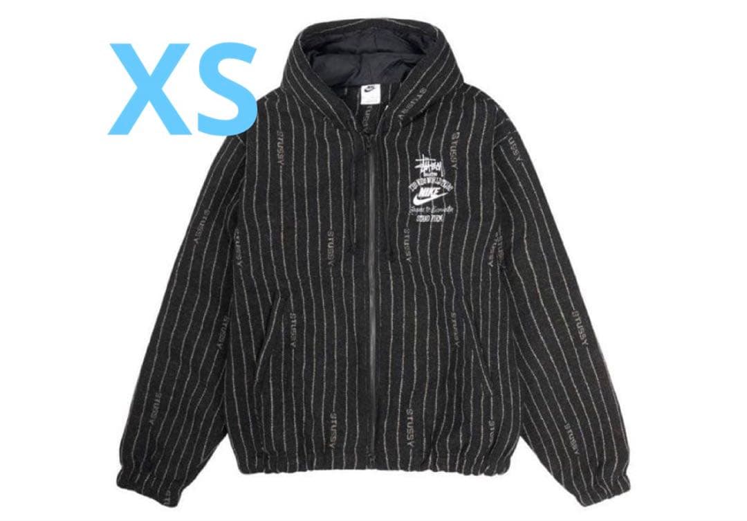 【XS】Stussy x Nike Striped Wool Jacket 希少
