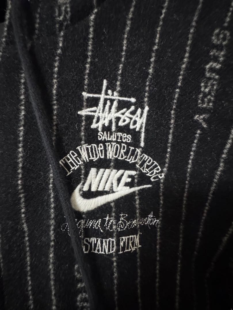 【XS】Stussy x Nike Striped Wool Jacket 希少
