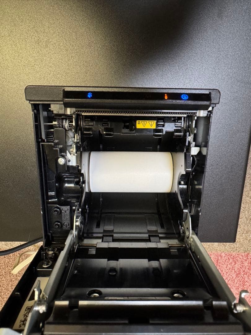 【中古】EPSON TM-m30II-H レジ、キャッシュドロアーセット