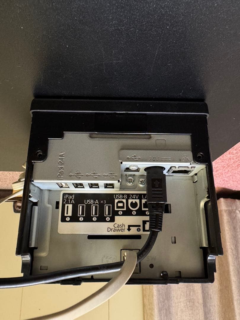 【中古】EPSON TM-m30II-H レジ、キャッシュドロアーセット