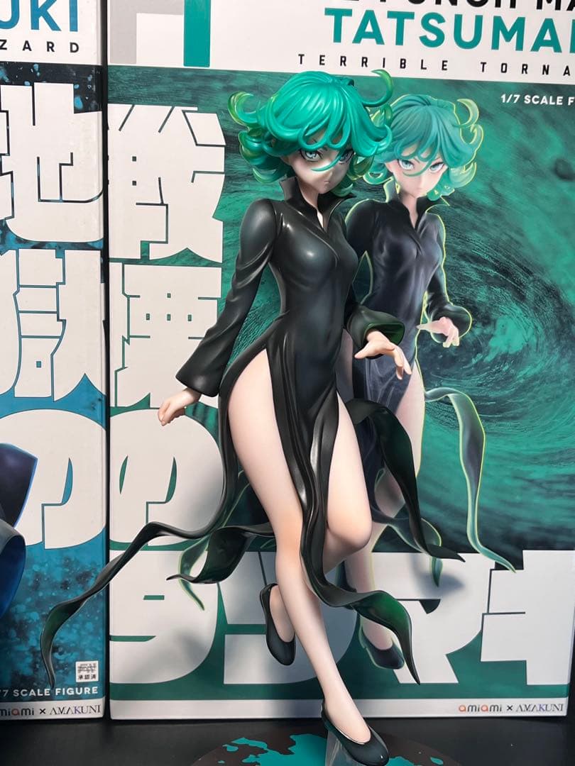 ワンパンマン 戦慄のタツマキ 地獄のフブキ フィギュア　あみあみ×amakuni