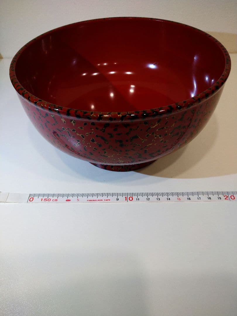 津軽塗　漆器セット 花模様 赤黒　7点