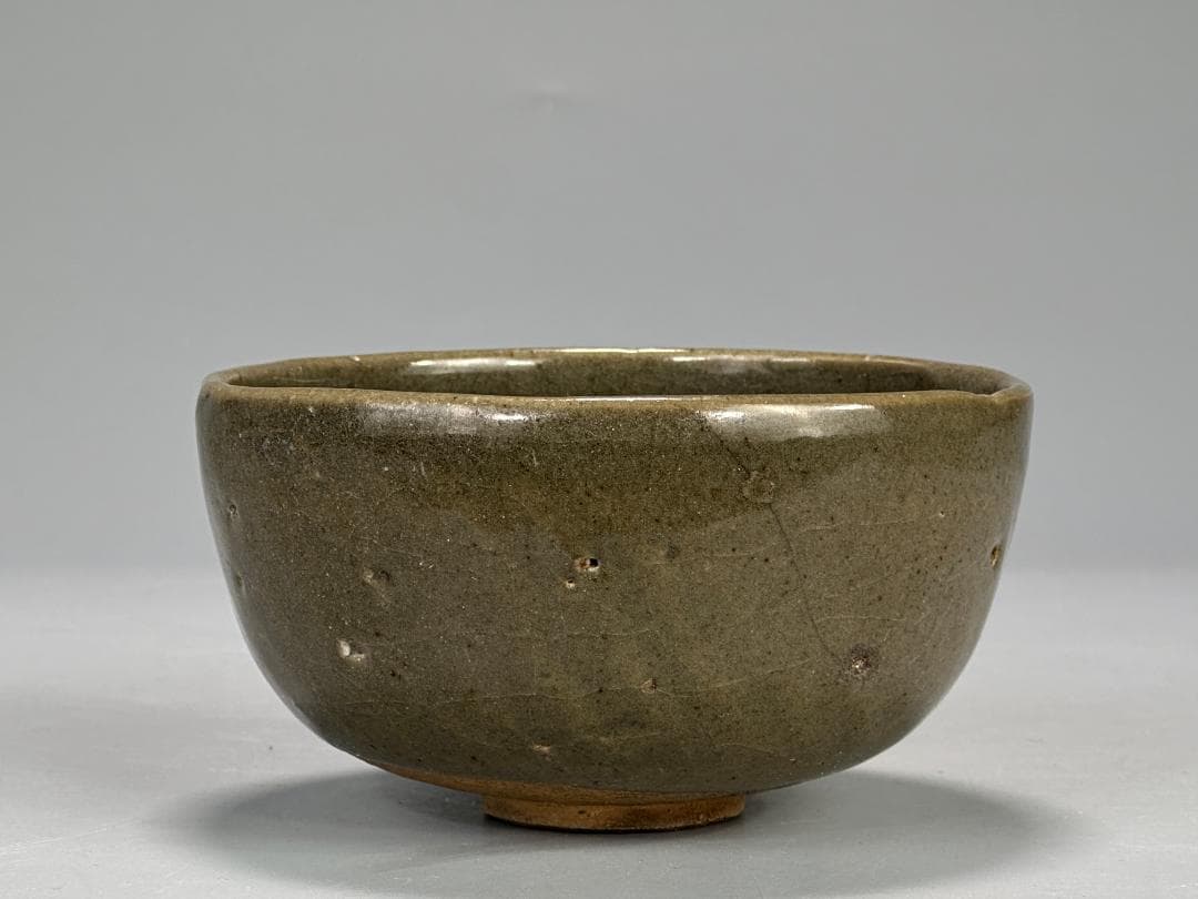 茶道具　青磁茶碗　時代茶碗　抹茶碗