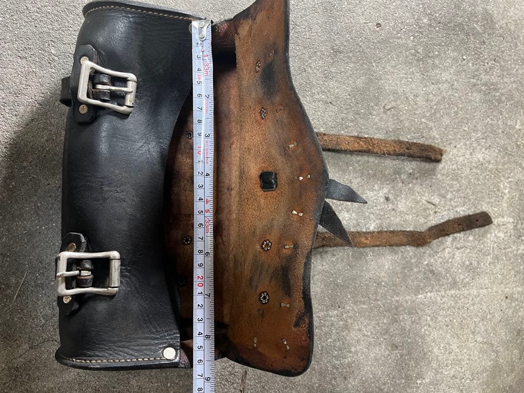 当時物1970年代 ビンテージ 本革 ツールバック